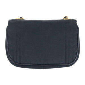 Chanel Bag Satin Coco Chain Black Mark Shoulder
